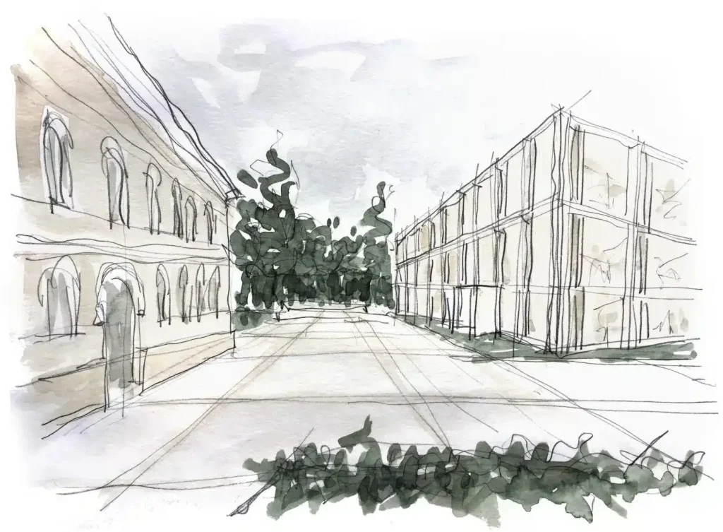 Boceto Universidad Europea Campus Turia