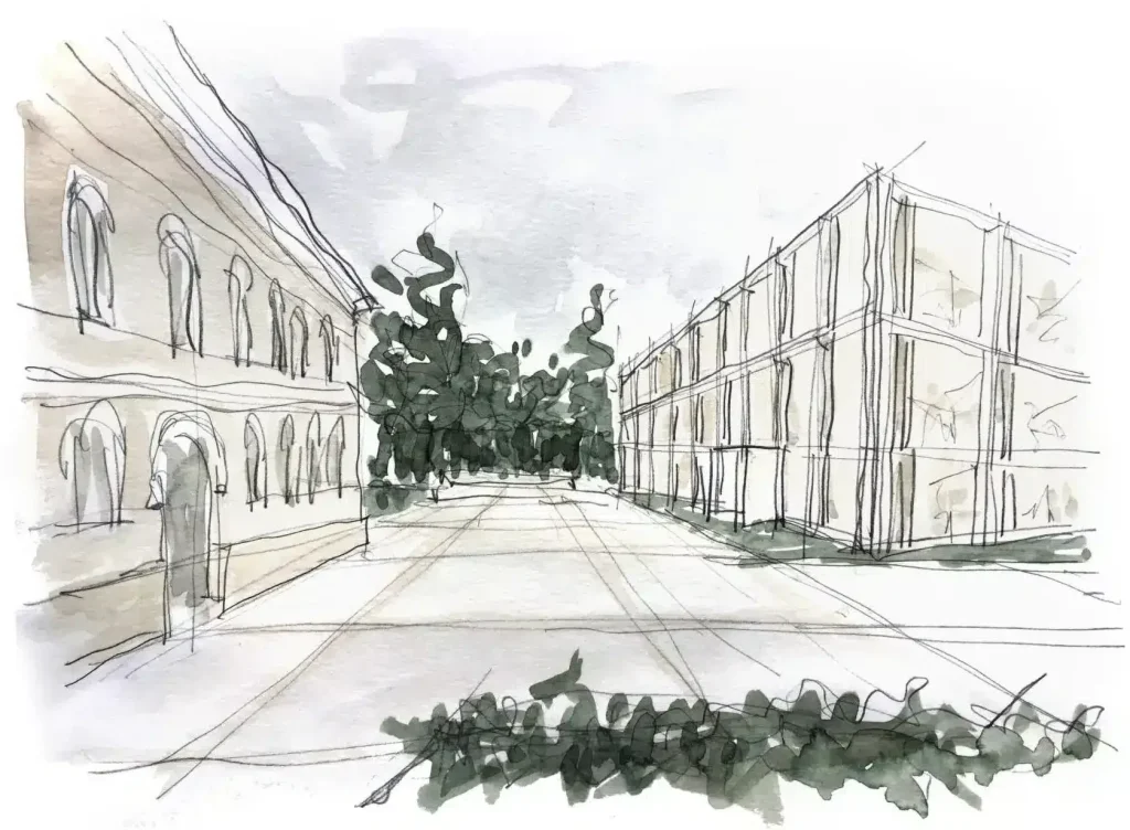Boceto Universidad Europea Campus Turia