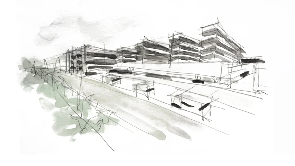 Ramon Esteve Estudio - Nuevo Hospital La Fe - Boceto