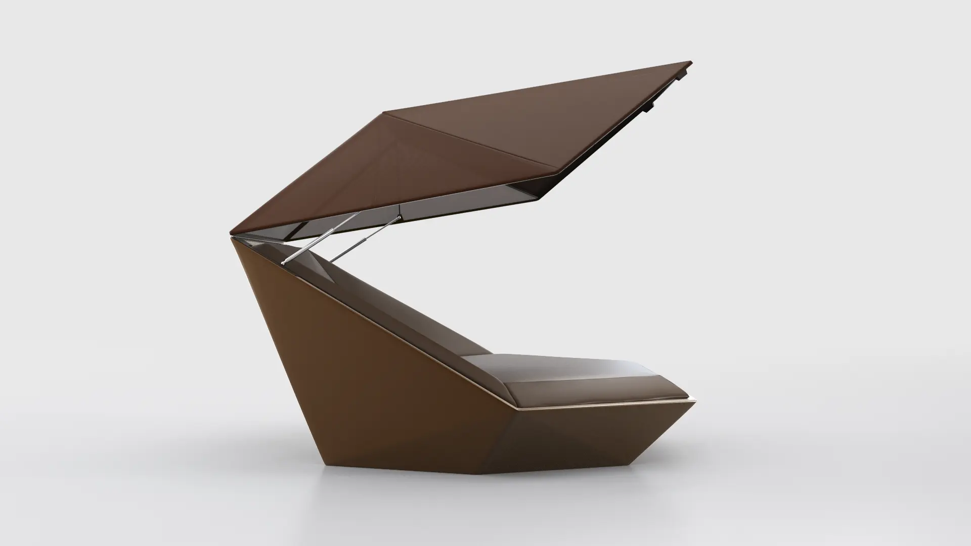 Daybed Faz, cama balinesa giratoria con bluetooth e iluminación led